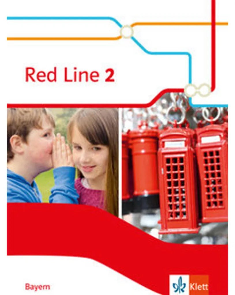 Réussir l'Anglais Classe 6 : Red Line 2 Manuel Hardcover Bayern 2017