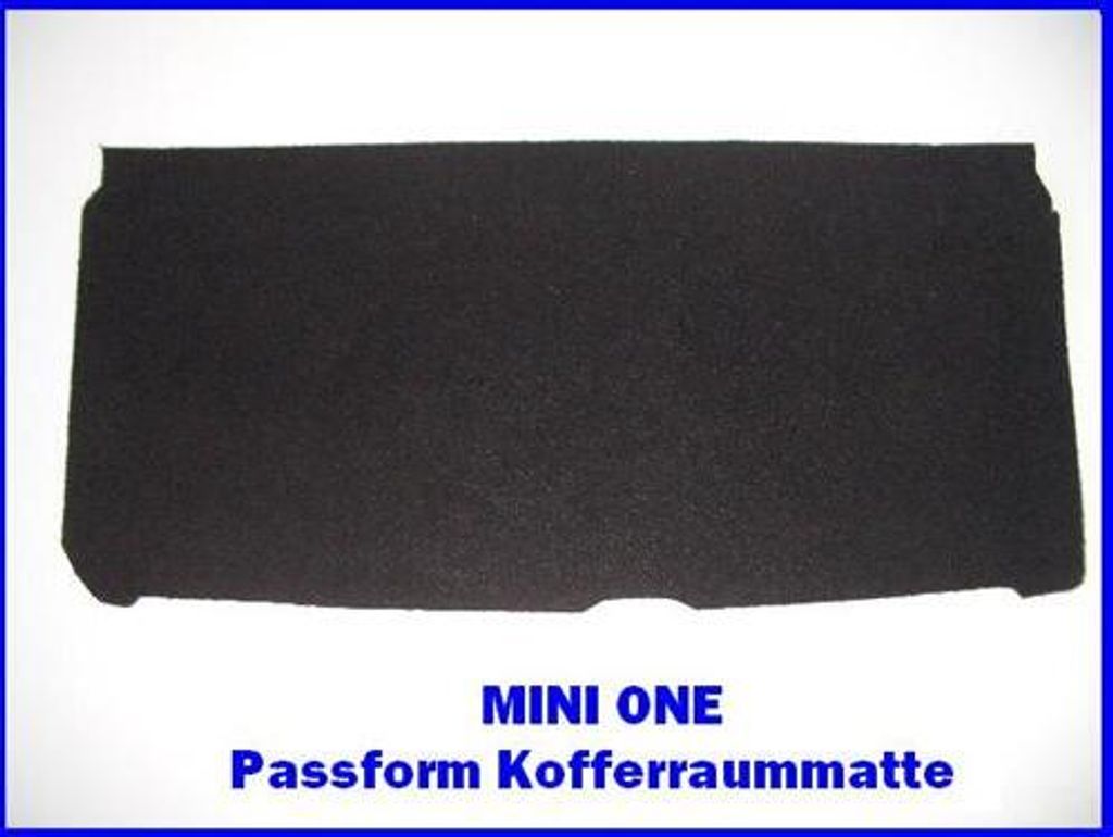 Kofferraummatte passend für BMW Mini Cooper One 2001-2006
