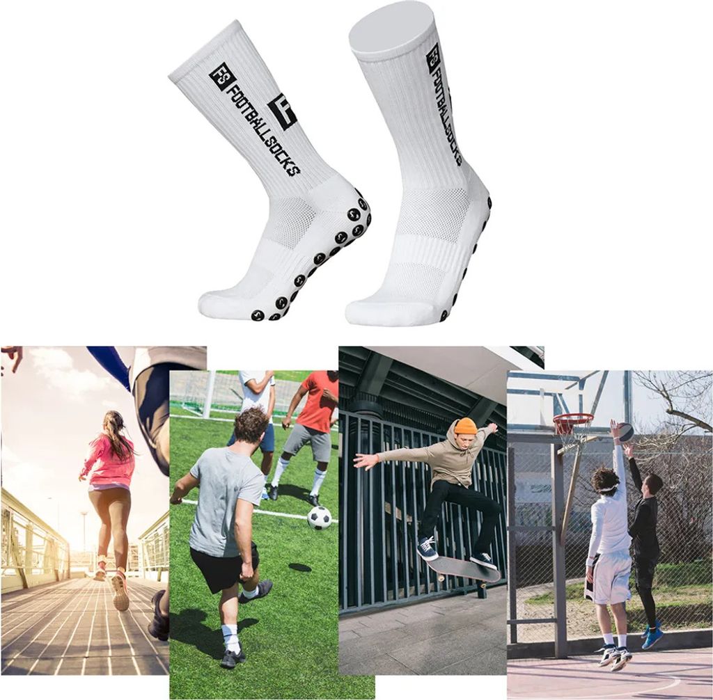Fotbalové ponožky 3-pack sportovní ponožky protiskluzové Obrázek produktu 6