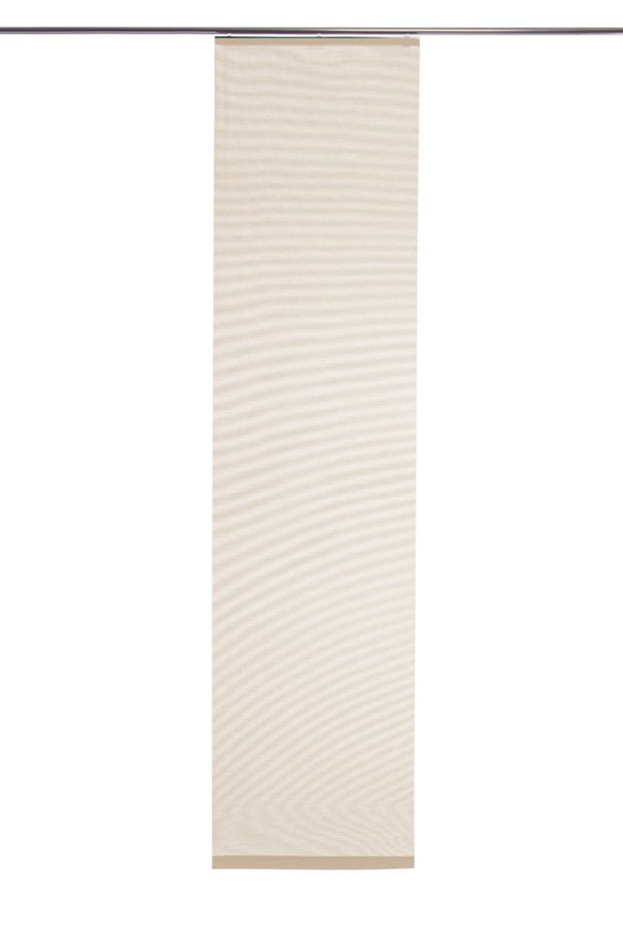 Homing Flächenvorhang Manhattan - 60 x 245 cm, Creme Produktbild 