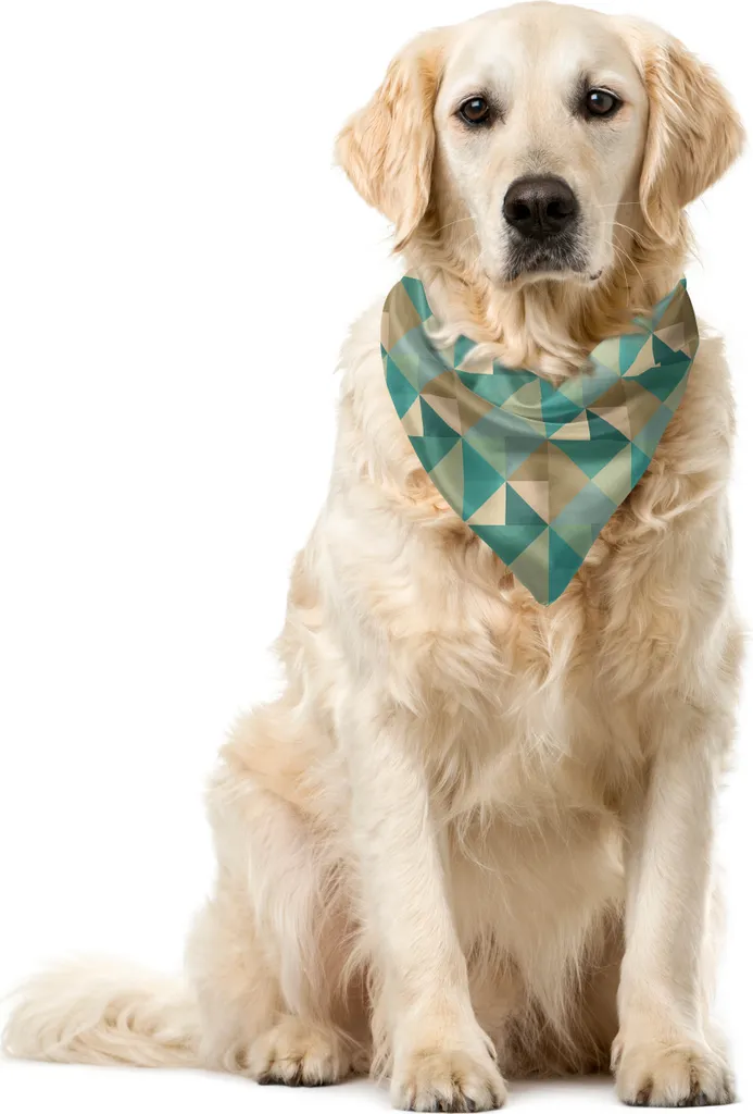 Bandana Cane ABAKUHAUS 55x55cm Mosaico Multicolore - Accessorio Pet