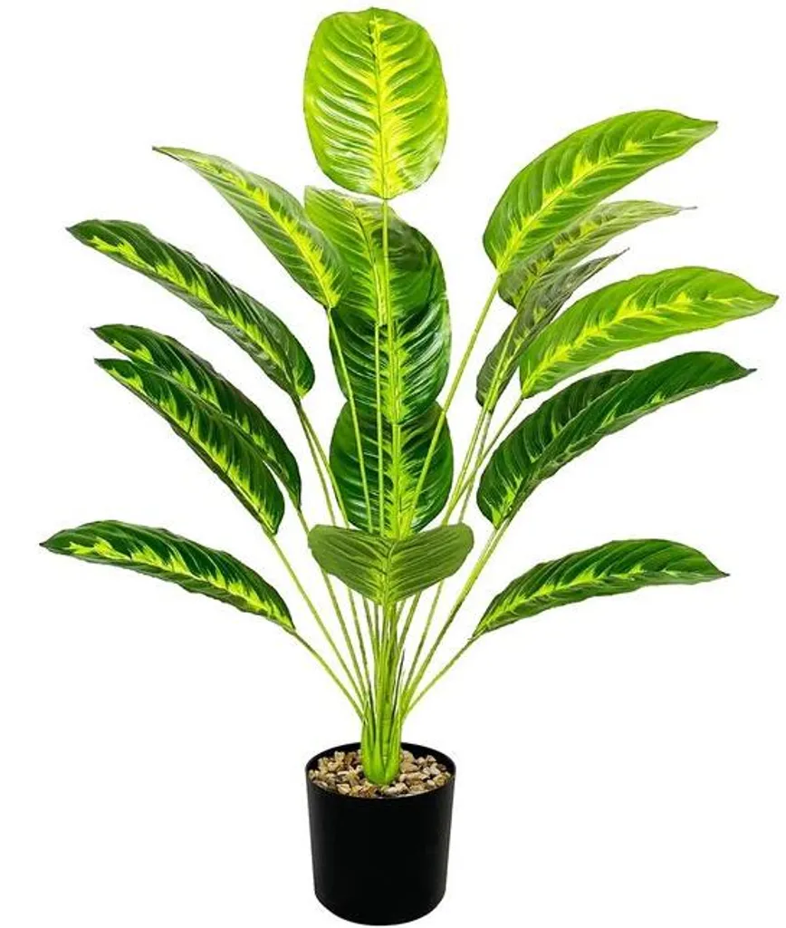 Décoration de Bureau : Plante Artificielle Oiseau de Paradis 80 cm