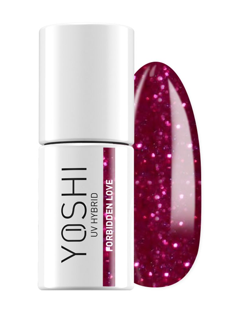 Yoshi Hybrid Lak na nechty Veinrot Brokate - Profesionálny Obrázok produktu 