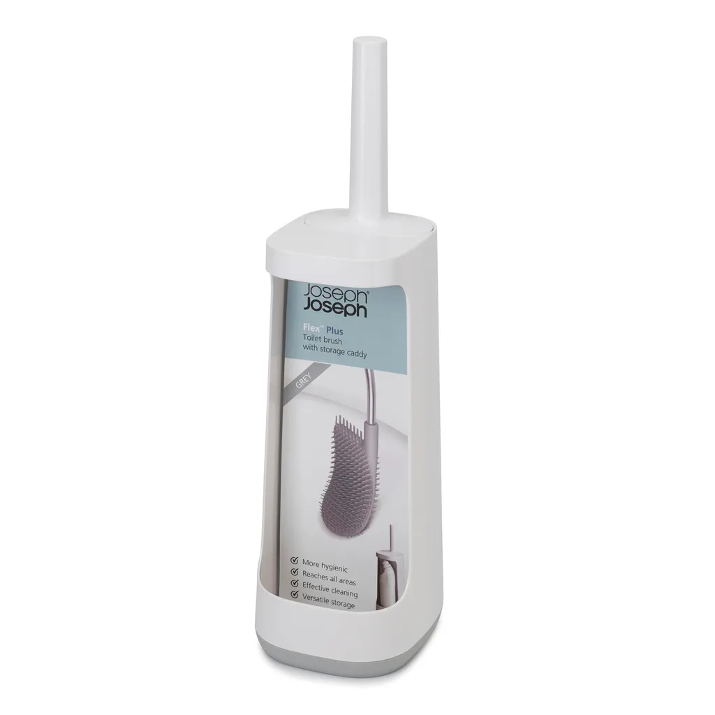 Brosse WC avec support de rangement compact Flex Smart Plus blanc bleu - 9