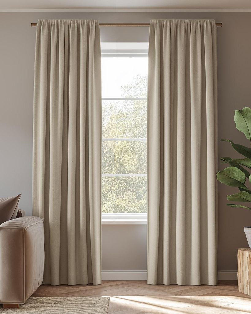 Vorhang Amber Blickdicht HOOMstyle 140x270cm - Kräuselband Produktbild 