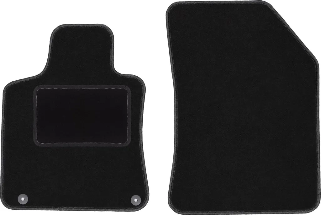 Tappetini Anteriori in Velluto per Peugeot 508 II (2018-Oggi) - Black