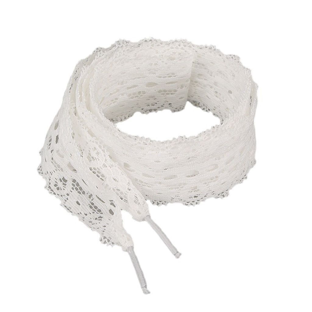 INF Lacets en dentelle 120 cm, 2 paires Image du produit 