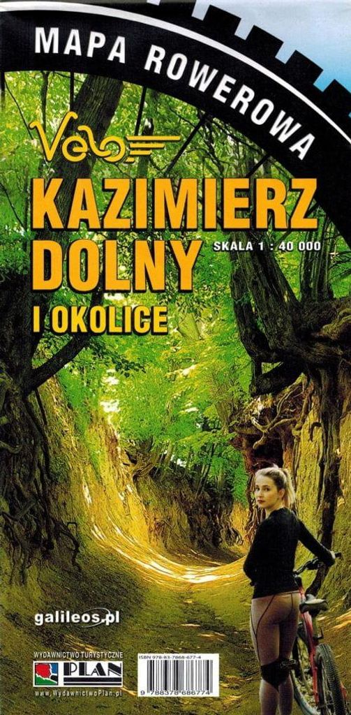 Kazimierz Dolny und Umgebung 1:40.000. Velo. Galileos Fahrradkarte
