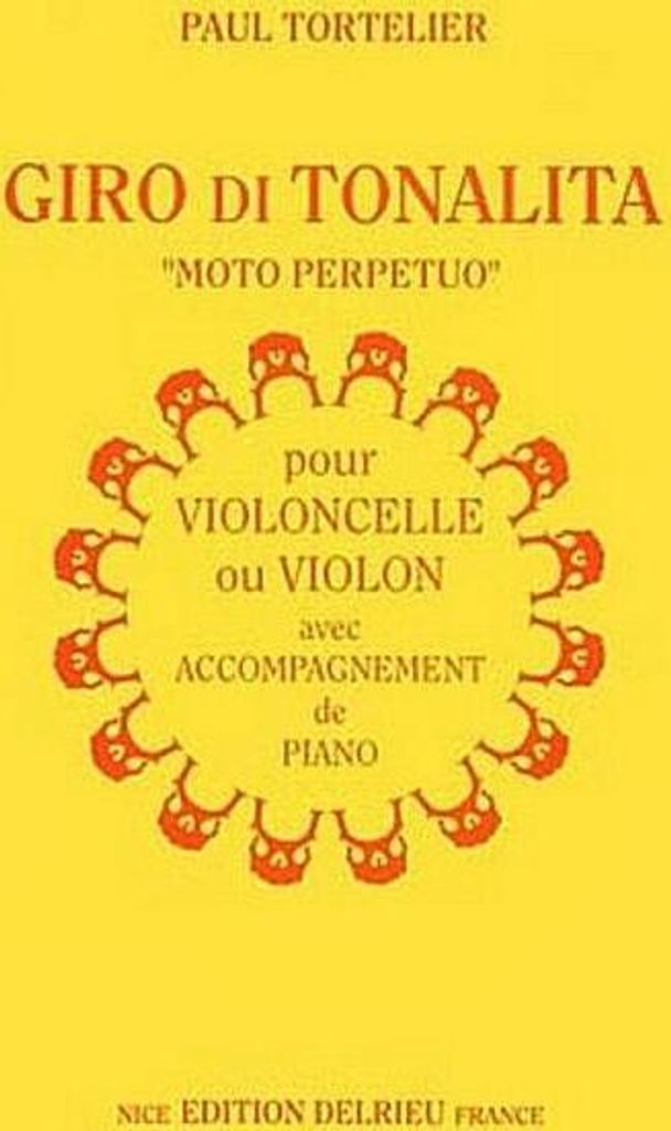 Giro di tonalitapour violoncelle et piano