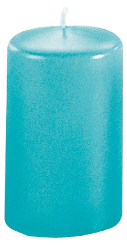 Kerzen Stumpenkerzen Candle türkis 100x60mm RAL Qualität 1 Produktbild 
