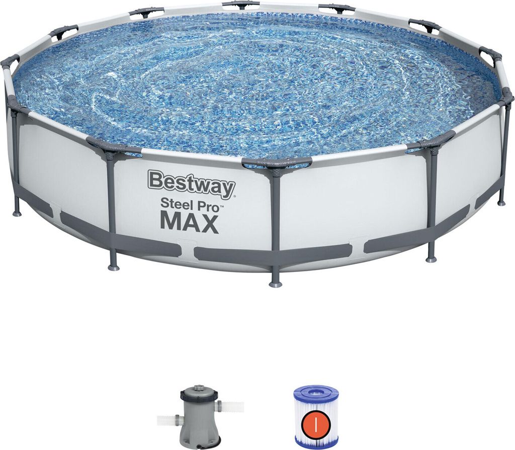 Bestway 56416 BASEN STELAÅ"OWY STEEL PRO MAX Z POMPÄ Produktbild 