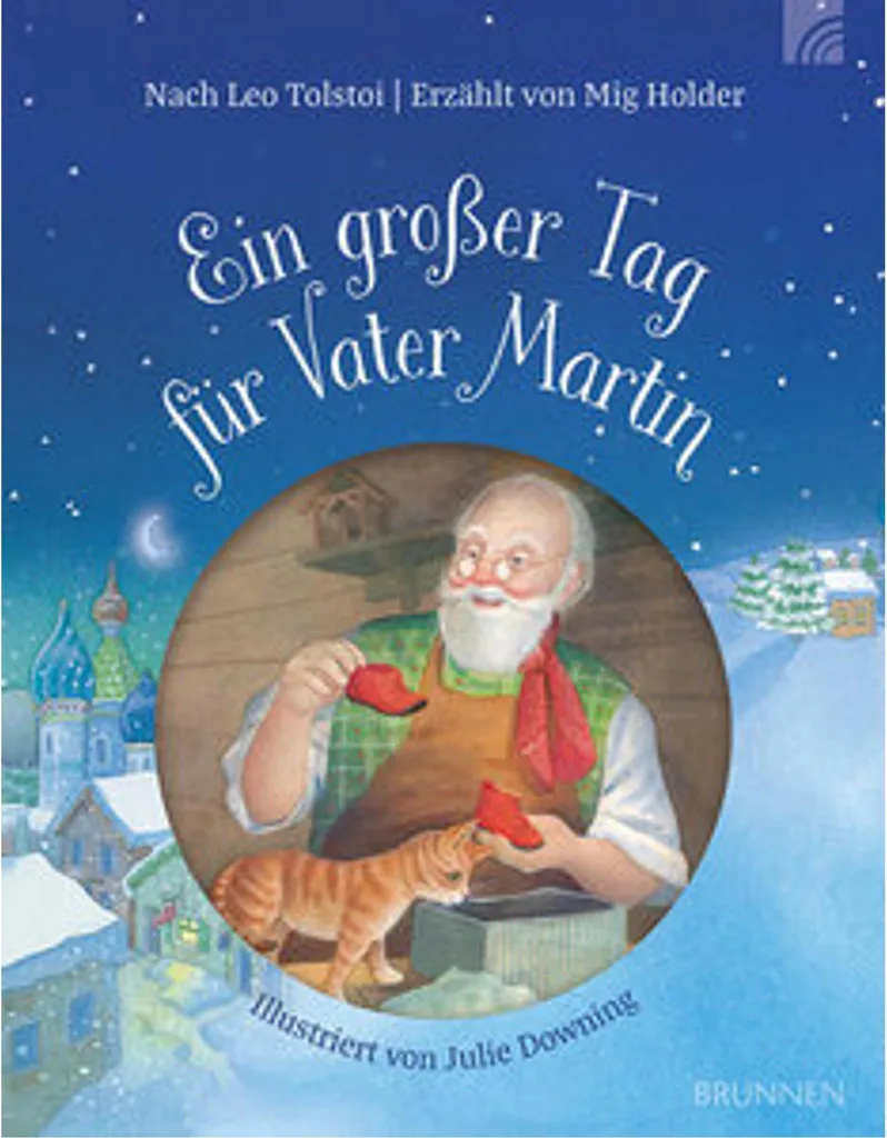 Un grand jour pour le père Martin - Livre illustré avec détails dorés