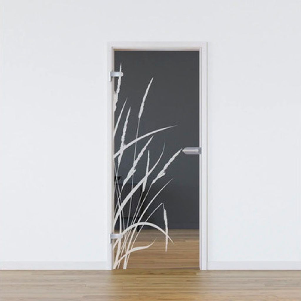 Pertura Glastür Komplettset Glera Blade 01 584x2085x8 mm Links inkl. Studio Beschlag Edelstahl unverschließbar