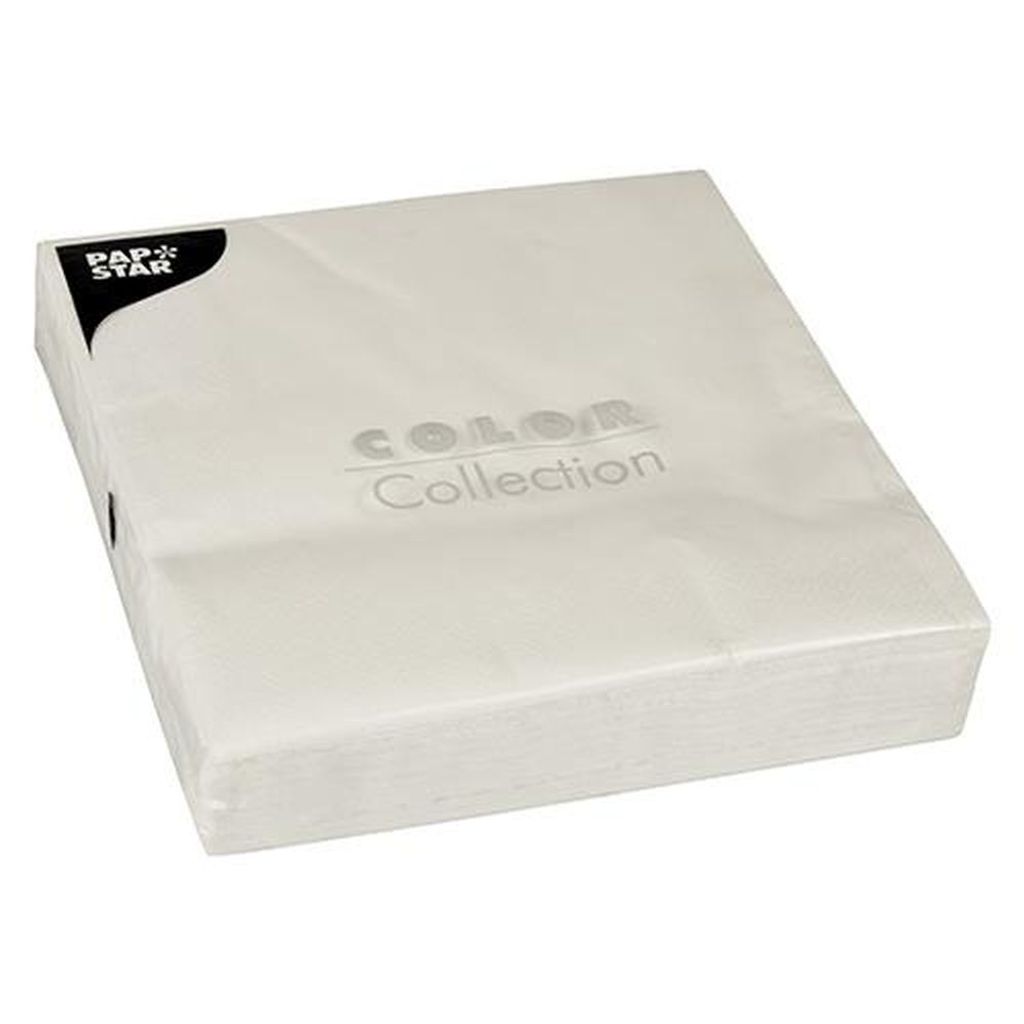 800 Servietten, 2-lagig 1/4-Falz 40 cm x 40 cm weiss
