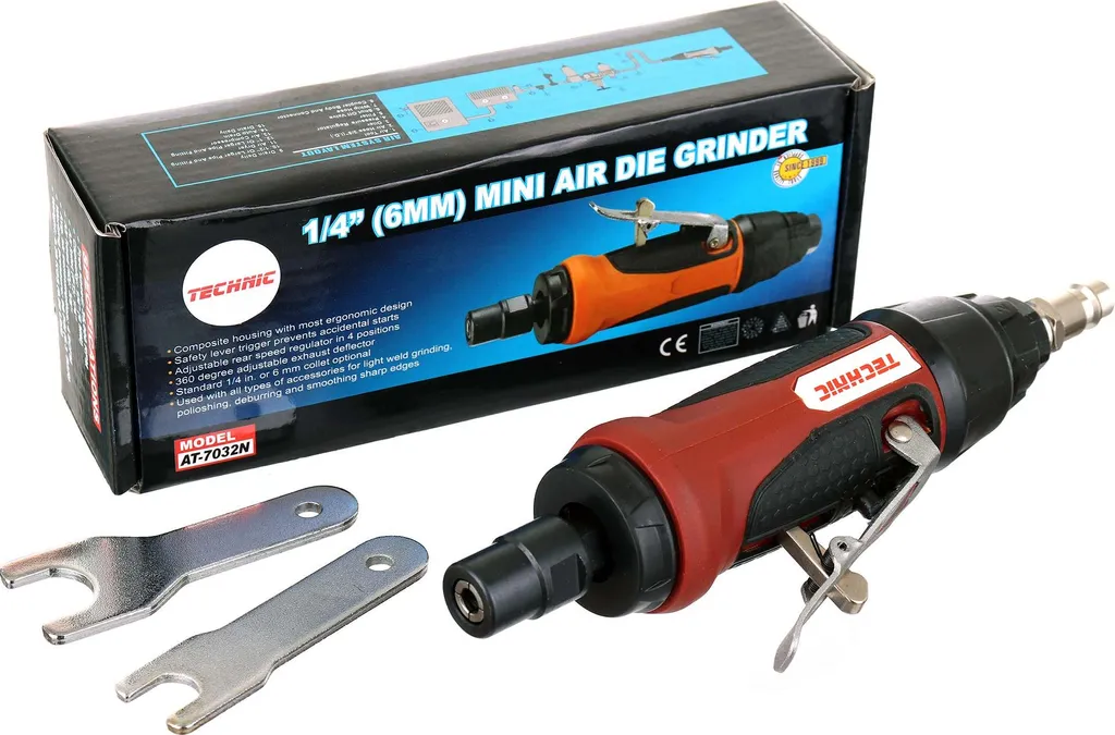 Smerigliatrice Diritta Technic AT-7032n: Potenza Aria per Metallo