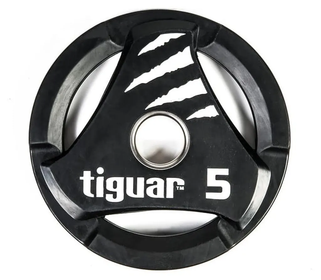 Disque de musculation olympique 25 kg tiguar PU pour haltérophilie