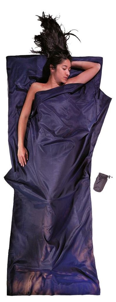 TravelSheet Seide-Baumwolle Größe 220 x 90 cm Farbe tuareg