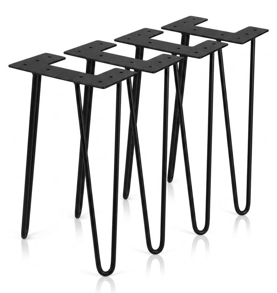 Mucola Gambe del tavolo Set di 4 gambe a forcina Telaio del Immagine del prodotto 