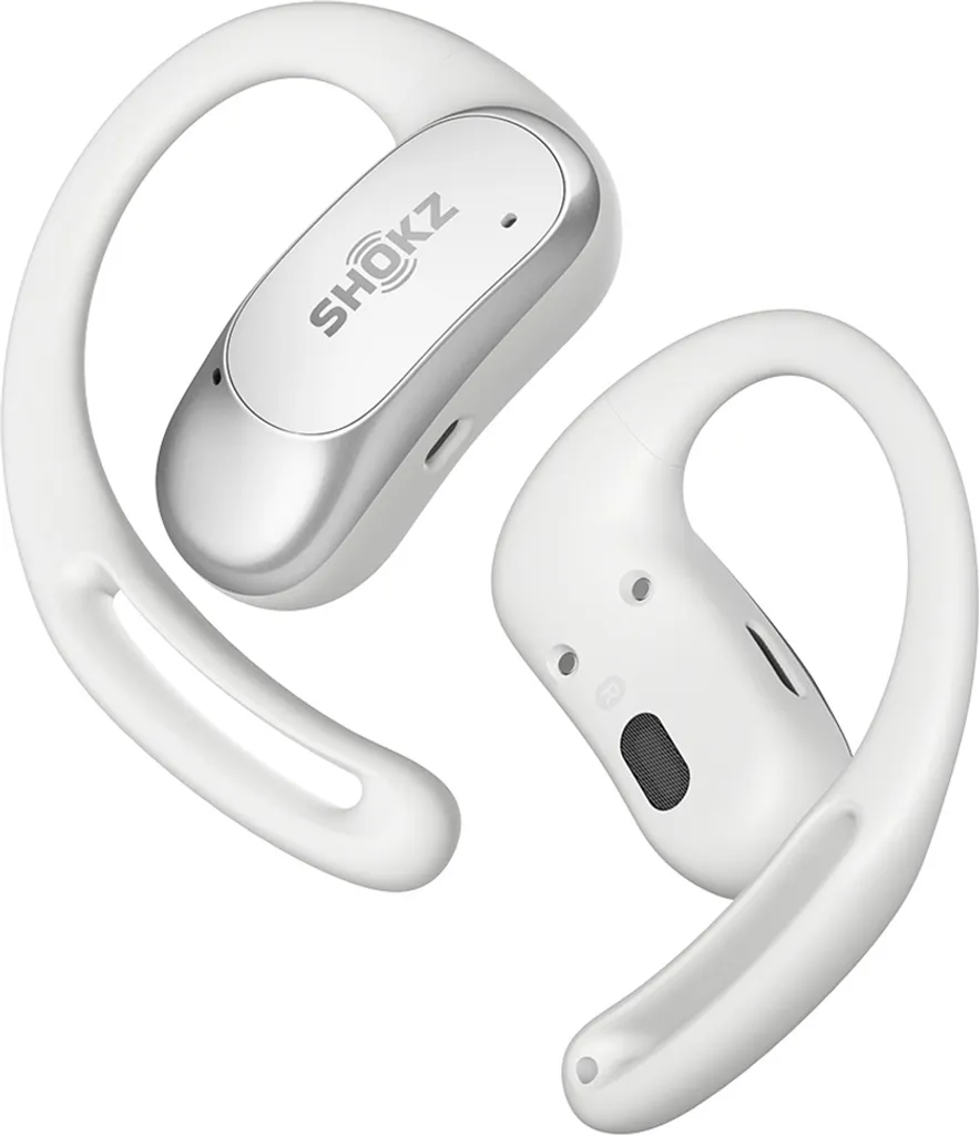 Écouteurs Bluetooth OpenFit Air Blanc idéaux pour le télétravail