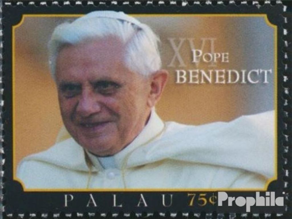 Briefmarken Palau-Inseln 2010 Mi 2981 (kompl.Ausg.) postfrisch Papst Benedikt XVI.