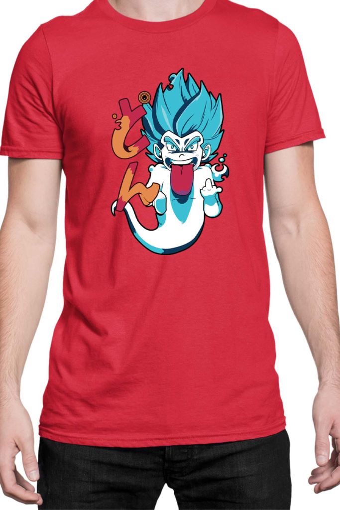Herren T-Shirt Japan Manga Anime Comics Animation Dragon Anime Manga Ball Vegeta 10, Man 2XL / Rot