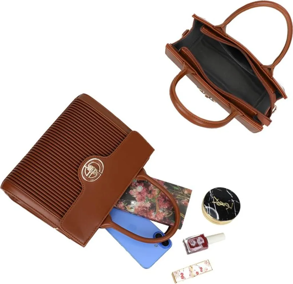 Borsa Gallantry Marrone Scamosciata - Tracolla Staccabile | Donna Chic - 4
