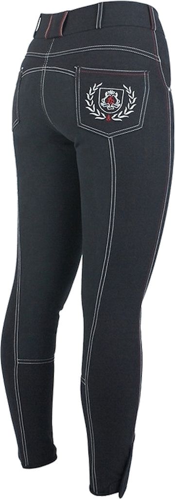 Fairplay Damen Reithose Roxana Arctic, schwarz, Damengröße:Größe 38