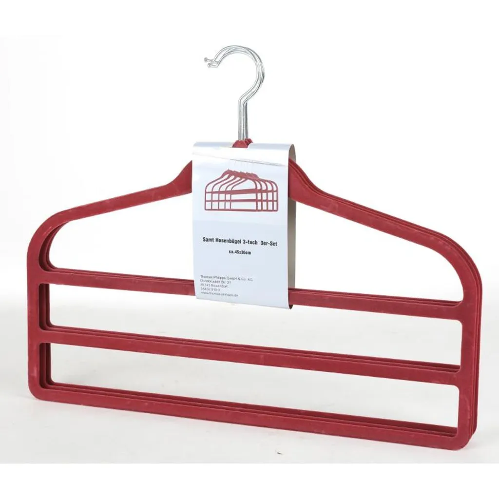 Cintre velours 45x36cm antidérapant - Lot XXL de 36 pièces gain de place réel