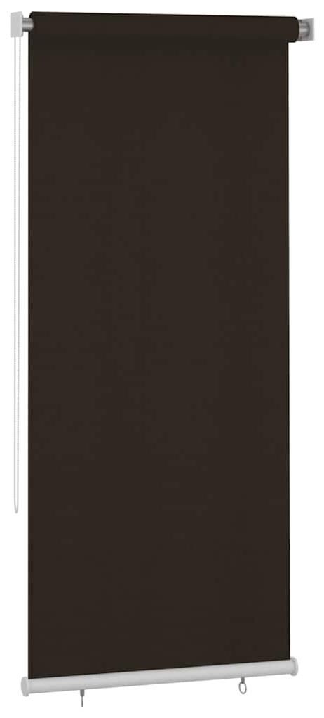 Roleta zewnętrzna vidaXL 100 x 230 cm, brązowa, HDPE Zdjęcie produktu 