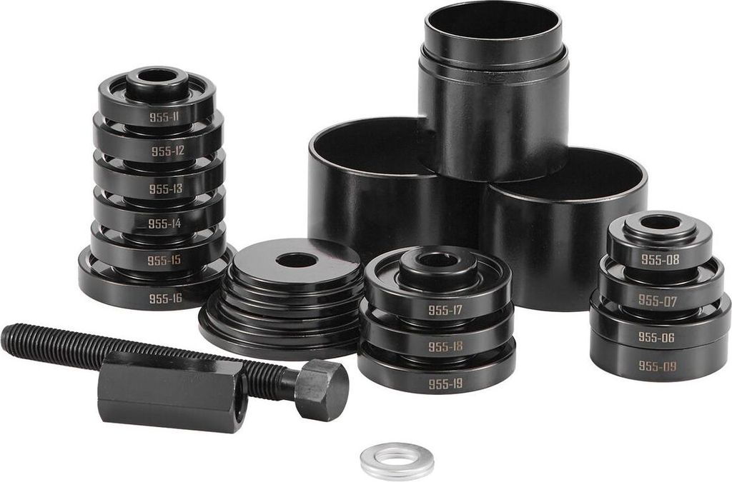 Wheel Bearing Press Kit, 23 PCS FWD Bearing Puller Tools, for Front Wheel Drive Bearing Removal and Installation, Wheel Bearing Tool with Sliding S...