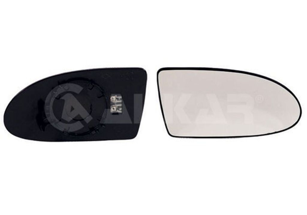 ALKAR Spiegelglas Außenspiegel Rechts für HYUNDAI ACCENT III (MC) Beheizbar Konvex 6432576