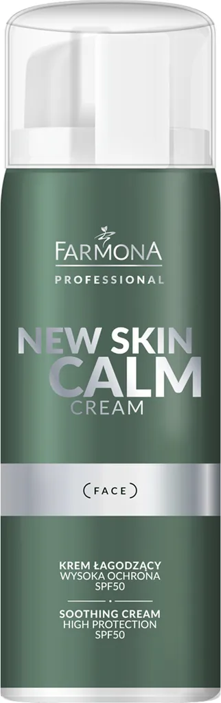 Farmona NEW SKIN CALM crema viso - 150 ml - lenitiva - con SPF 50 - per pelli sensibili - Valido fino al 03/2026