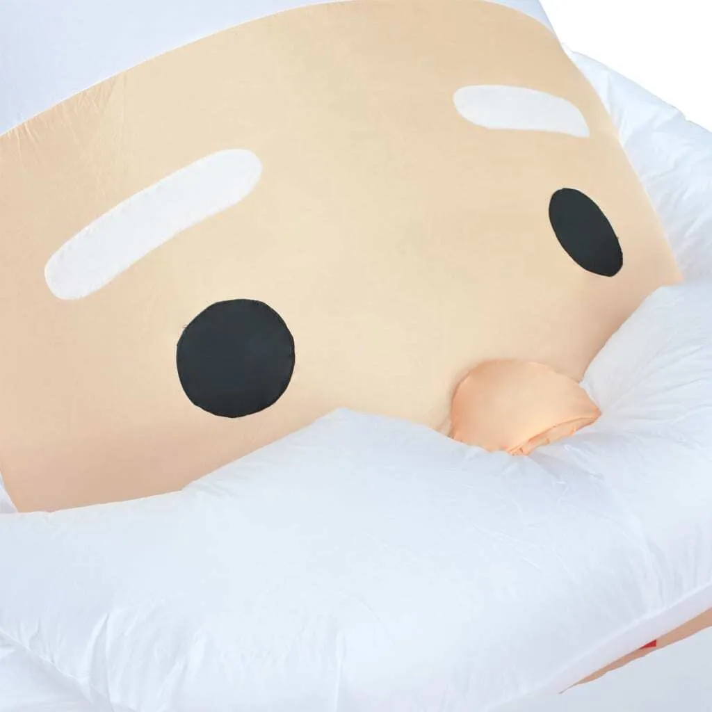 Père Noël gonflable 3 m robuste IP44 déco extérieure simple à installer