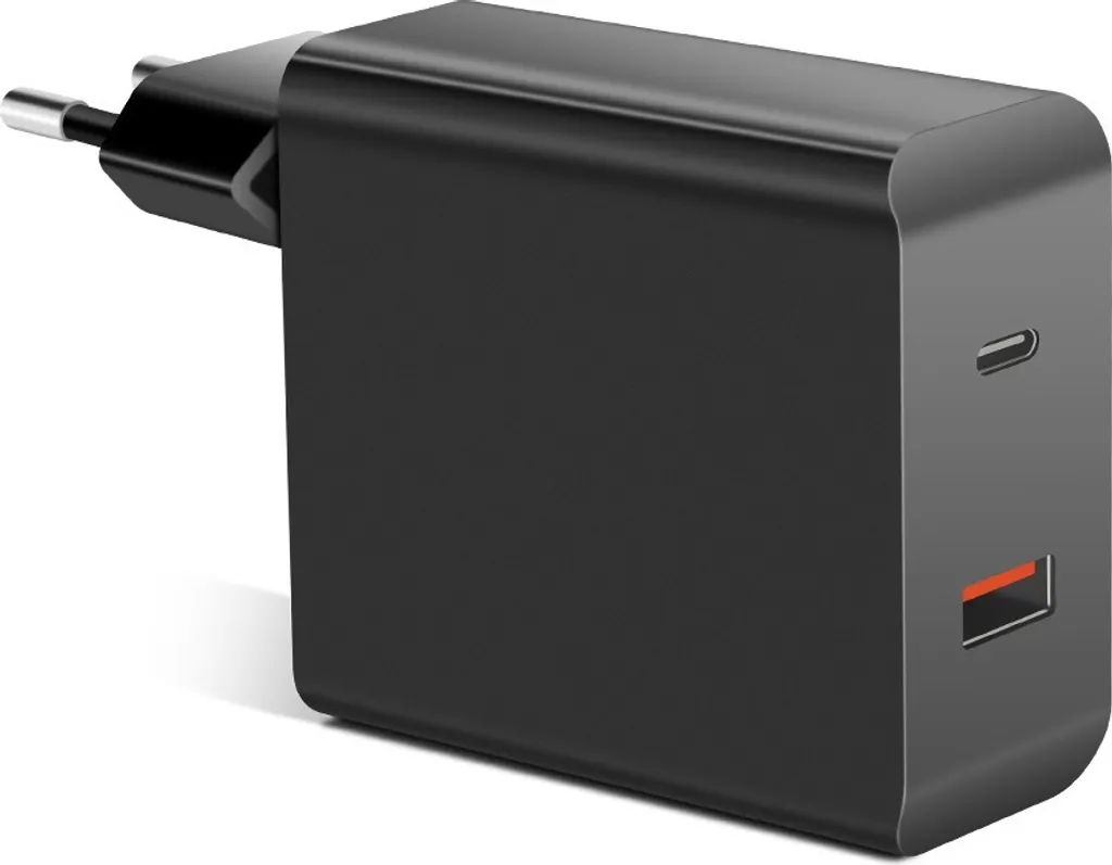 Adaptateur Secteur Double USB-C et USB-A QC3.0 Chargeur Mural Universel
