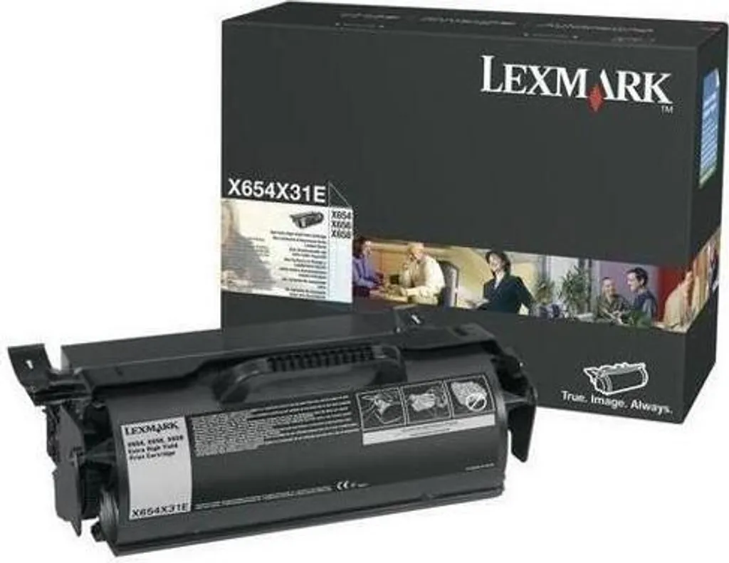 Lexmark X654 X656 X658 Toner Originale Nero - Alta Capacità 36K