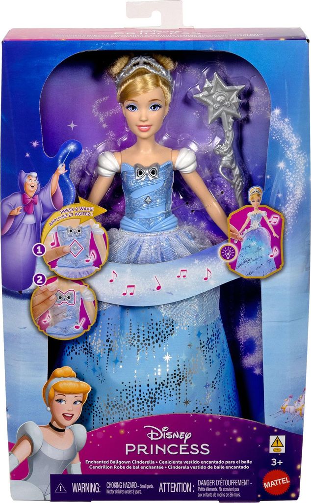 Mattel Disney Princess Popoluška Magické plesové šaty JBF94 Obrázok produktu 