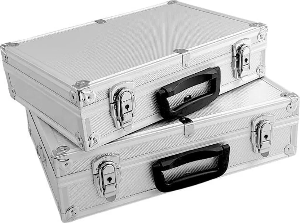 Set de 2 Valises en Aluminium - Format Cabine et Taille Moyenne Rigide - 2