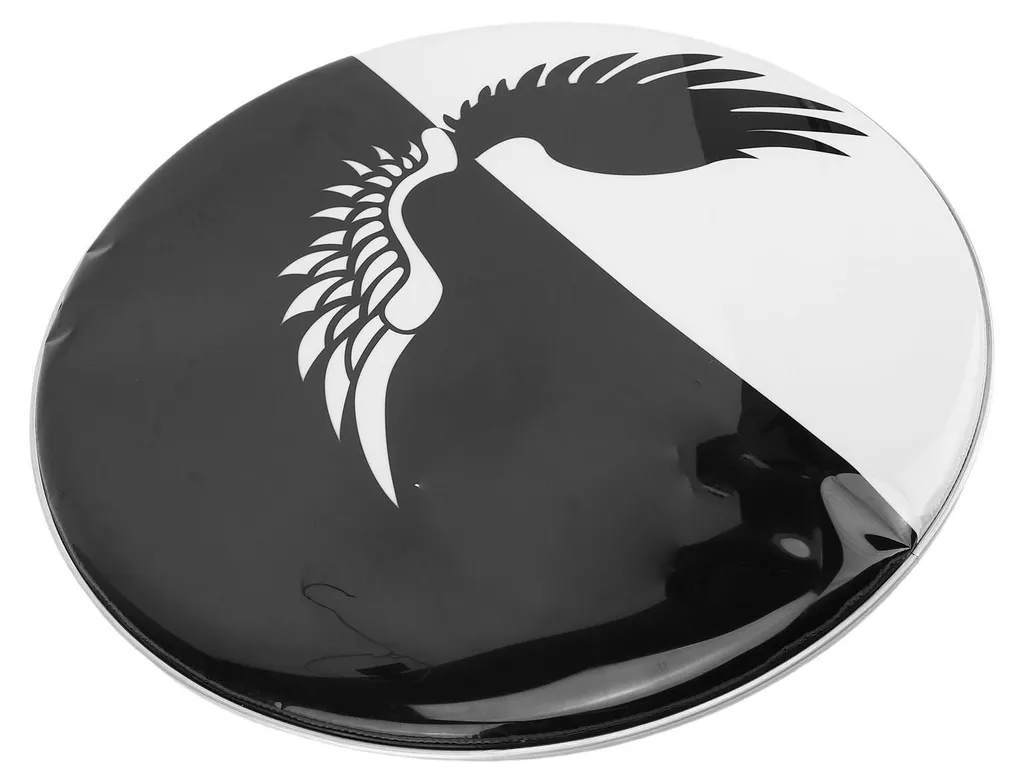 Peau de batterie 22 pouces en polyester pour grosse caisse de jazz - 3