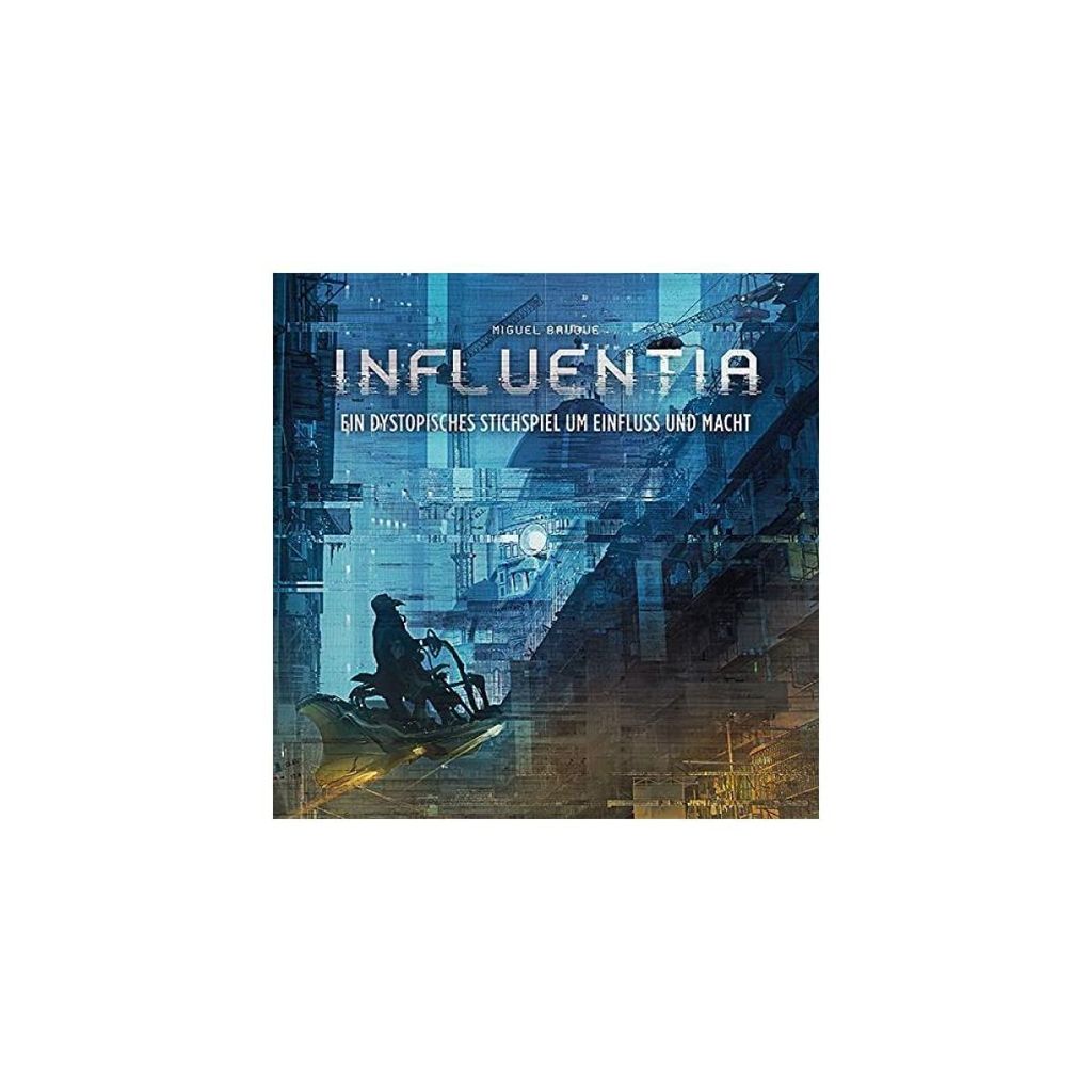 Asmodee, Influentia 68 Kartenspiel, Charakter Miguel Bruque, deutsche Version, Bunt