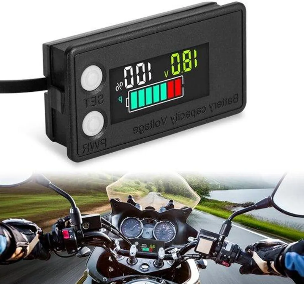 Contrôleur de batterie universel avec alarme sonore et sonde déportée