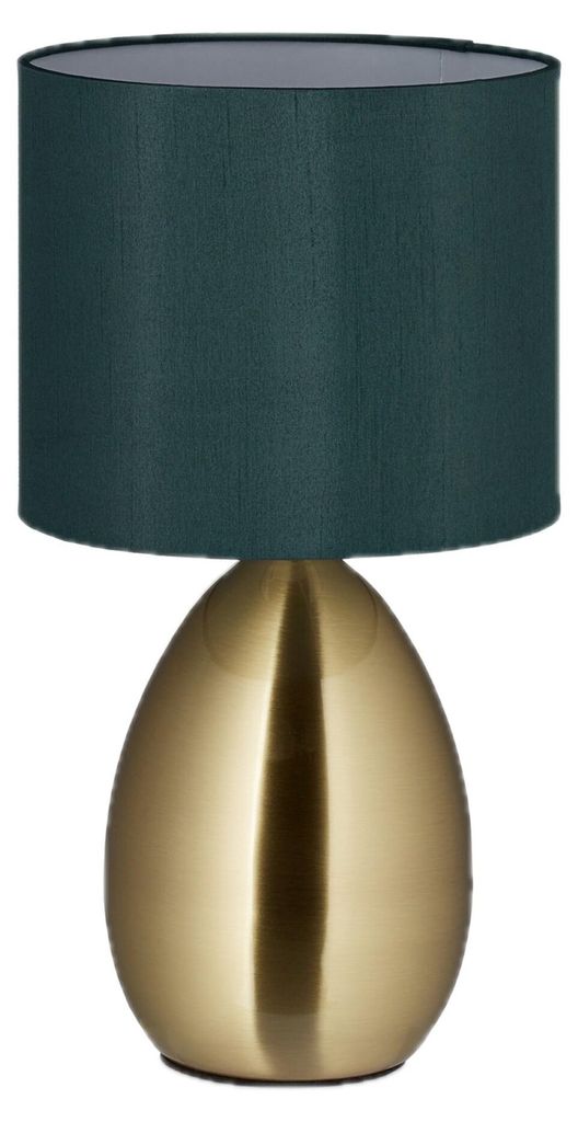 Lampada da comodino Relaxdays con comando touch, lampada da Immagine del prodotto 
