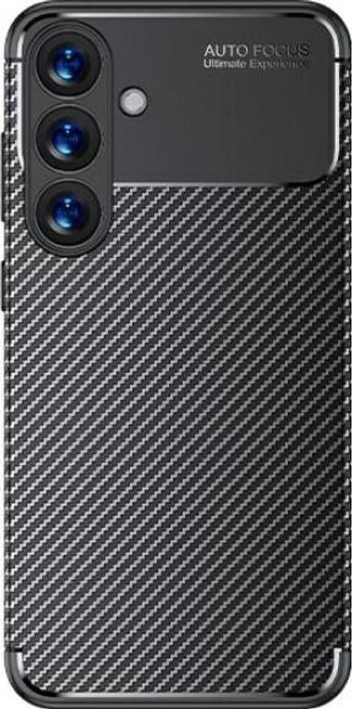 Beline Carbon Armor Sam S25 Ultra Case Schwarz/Schwarze Box