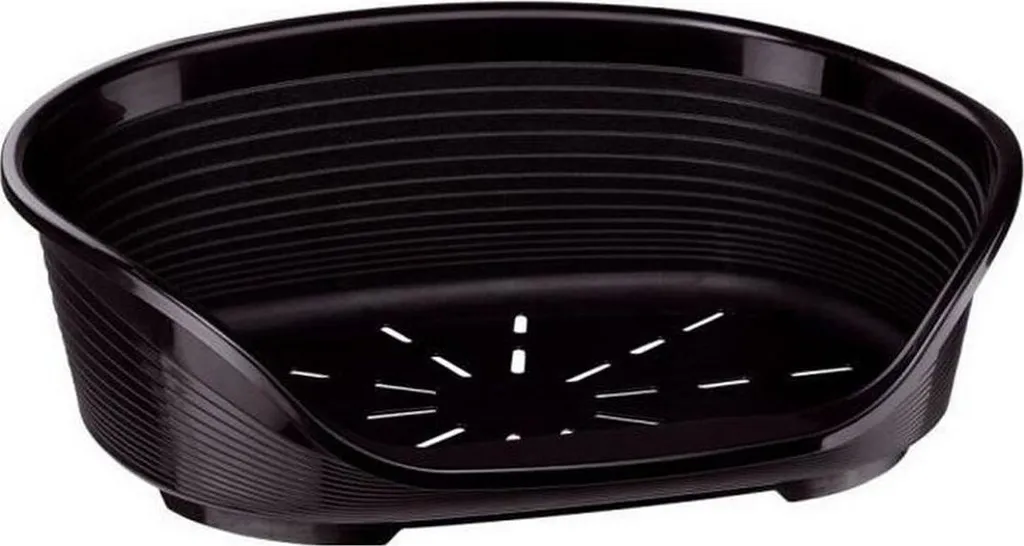 Cesta Cane Ferplast Siesta Deluxe 8 - Nera 82x59cm Antisdrucciolo - 2