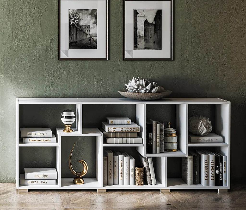Étagère de rangement Aisen PISA A Blanche AI 00169-H pour intérieur - 3