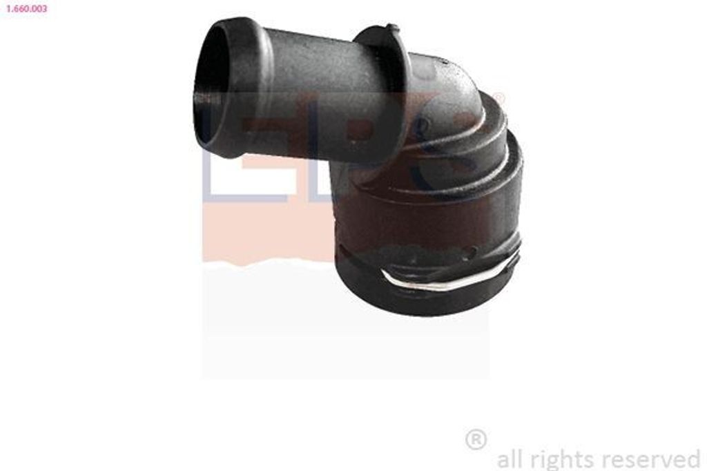 EPS 1.660.003 Kühlmittelflansch für VW Golf VII Schrägheck (5G1, BQ1, BE1, BE2) Wasserflansch