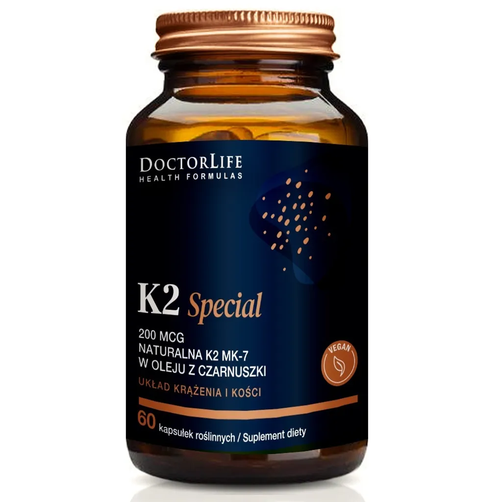Vitamina K2 MK-7 200mcg + Olio Cumino Nero - Massima Performance Ossa