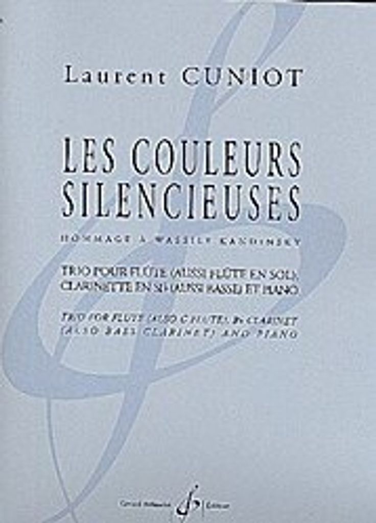 Les couleurs silencieuses :pour flûte (aussi flûte de sol), clarinette (aussi basse) et piano