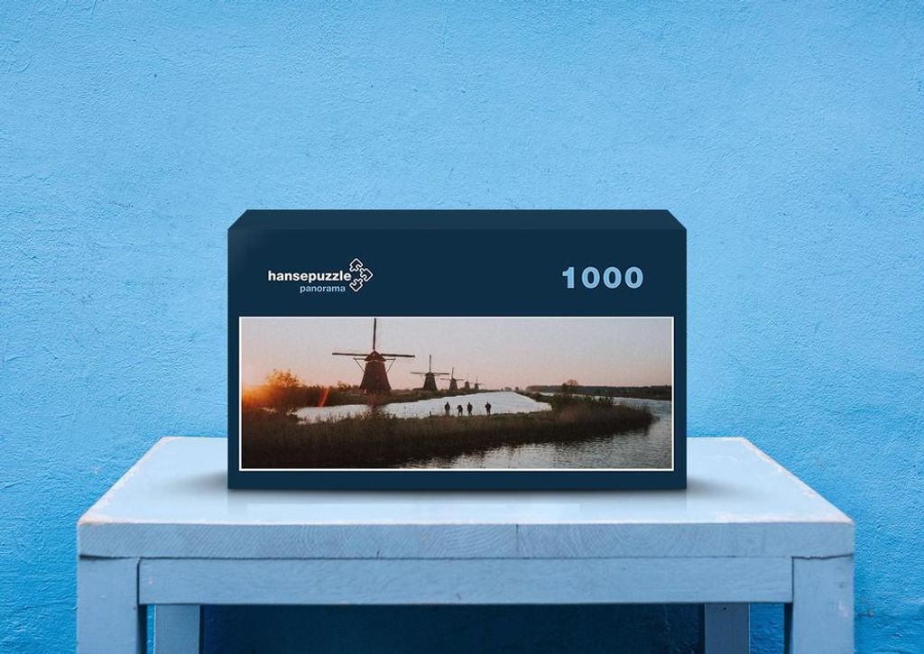 hansepuzzle 31113 - Niederlande Puzzle, 1050 Teile, Orte, 60,0 x 46,0cm mit hochwertiger Aufbewahrung, Kartonbox und wiederverschließbarem Beutel