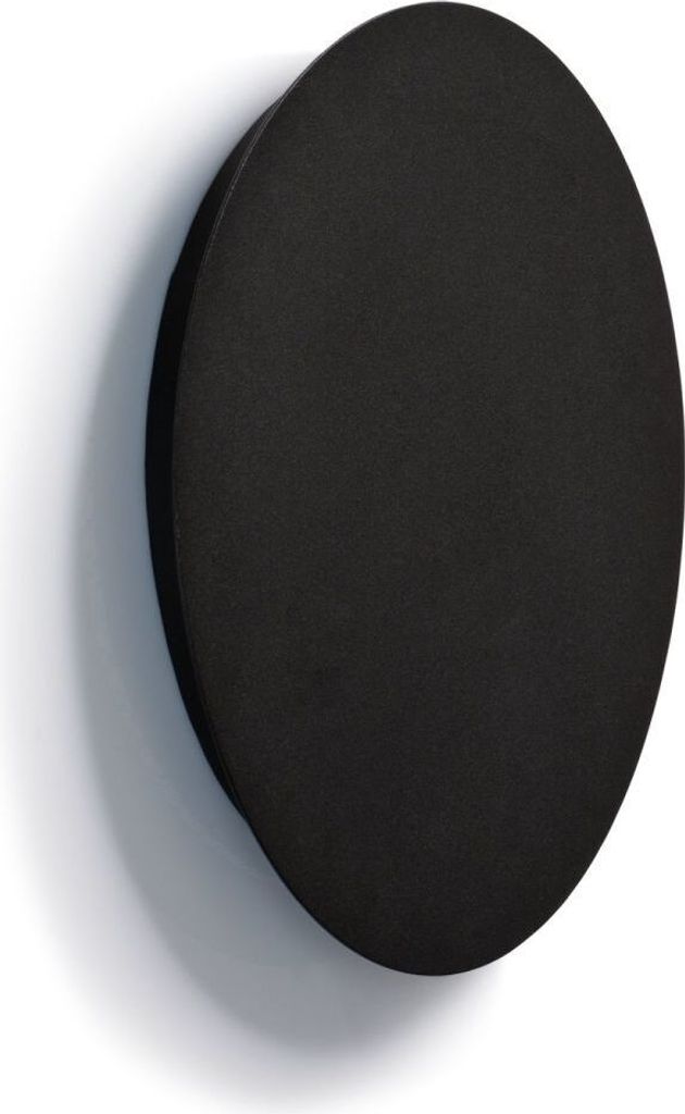 Wandlampe Metall LED D: 25 cm Schwarz rund warmweiß 3000 K Produktbild 