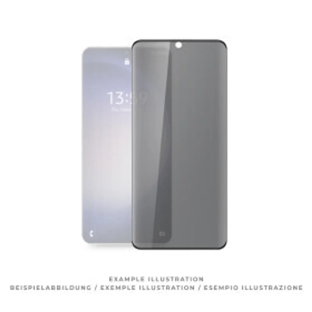 Pellicola Vetro 3D Privacy Samsung S24 Plus Nero: Sicurezza 9H Premium